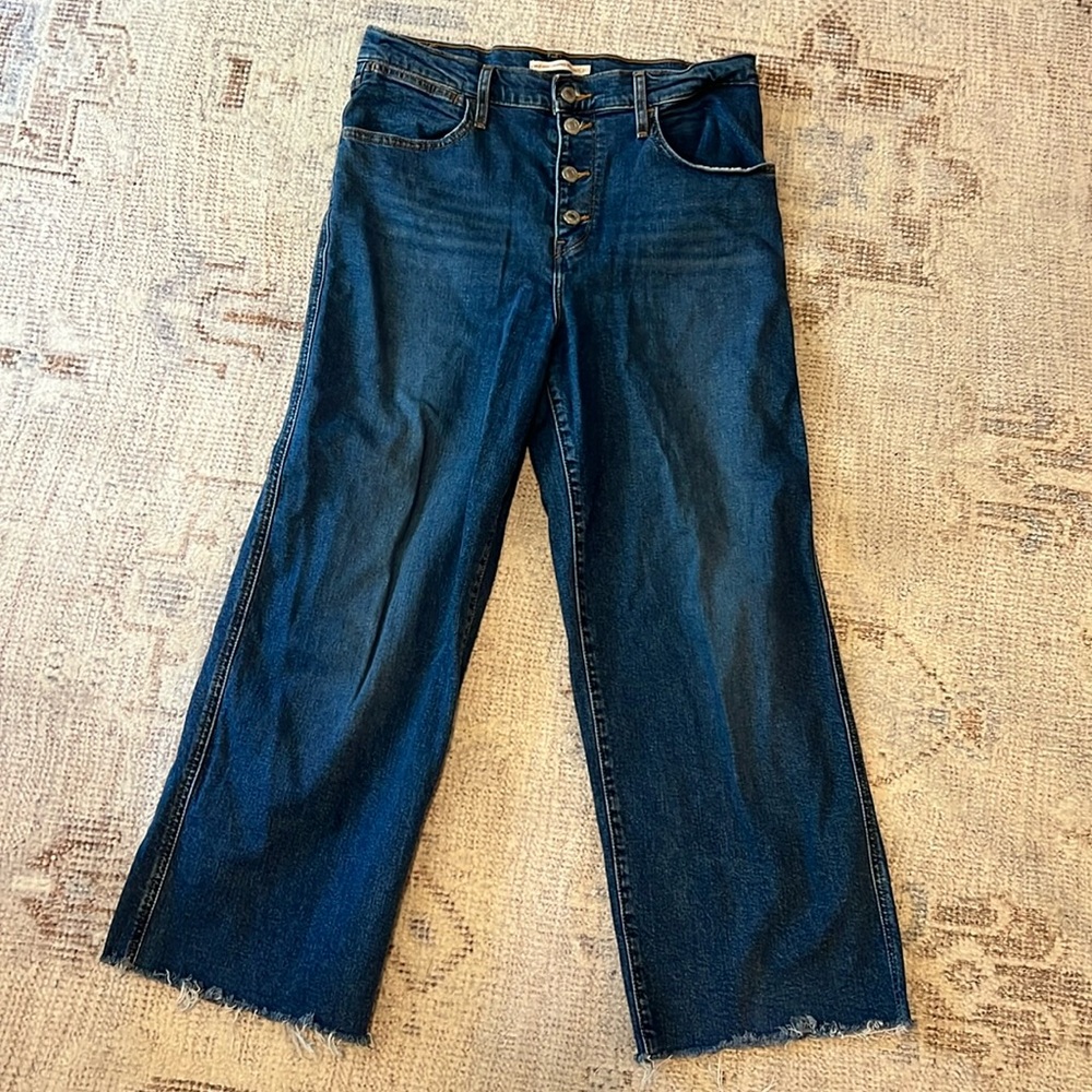 Levi’s Mile High Cropped Wide Leg